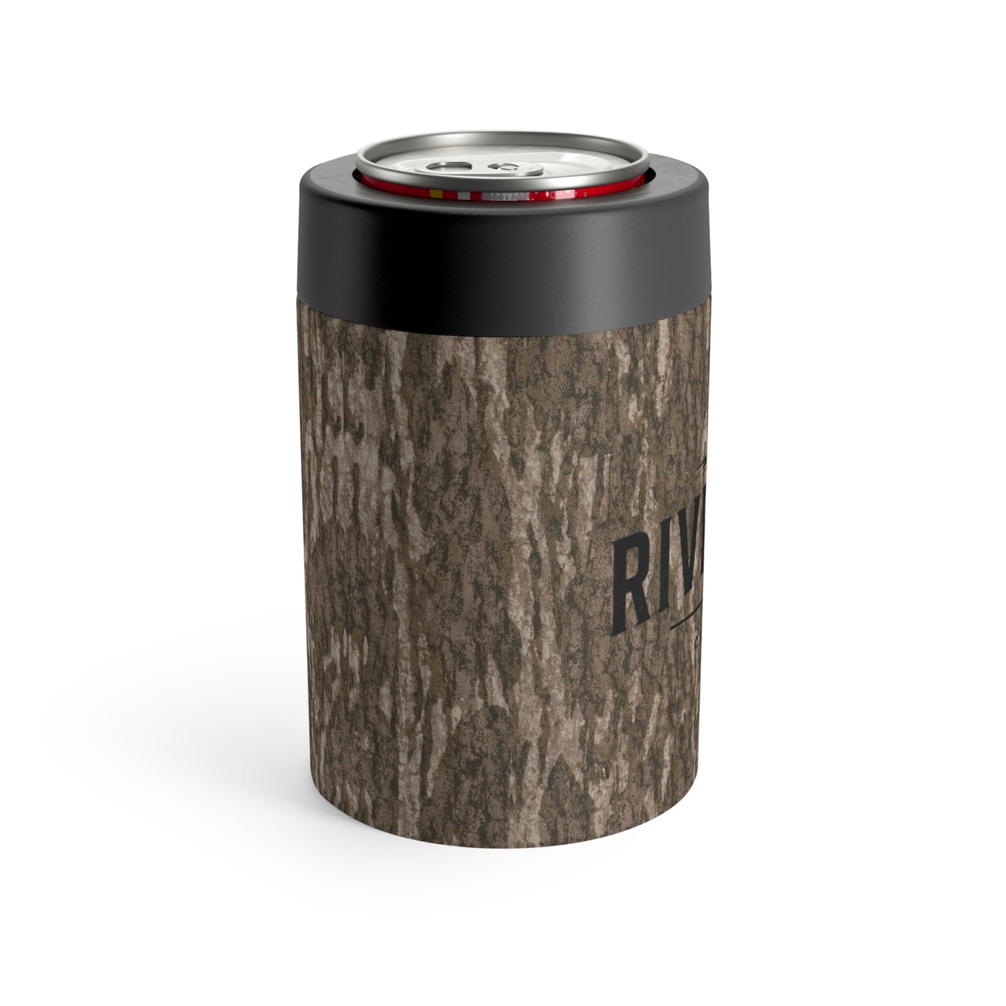 Camo Tree Bark Can Holder — River Rat Co. Insulated Beverage Cooler