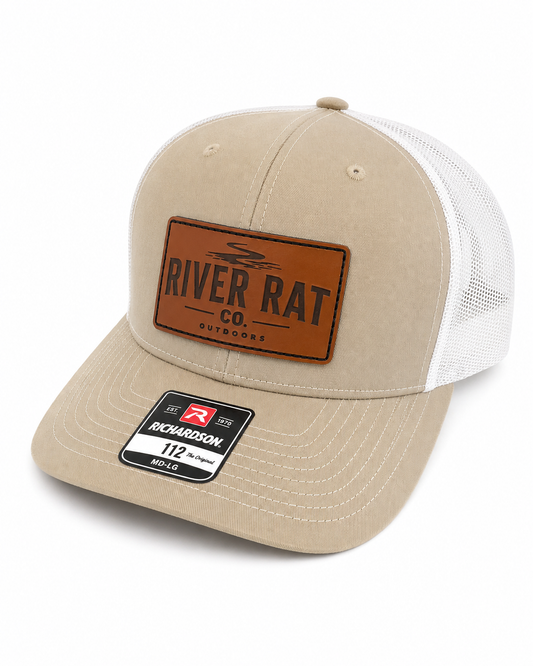 River Rat Co. Performance Leather Patch Hat